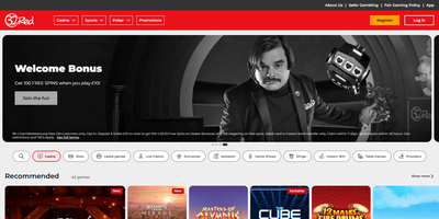 Prévia do site de 32Red