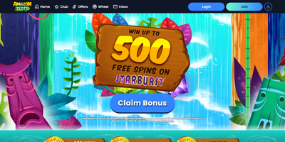 Amazon Slots site preview
