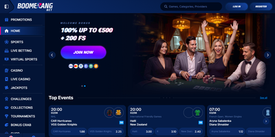 Prévia do site de Bingo Bonga