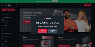 Anteprima del sito Blaze