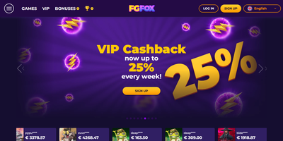 Prévia do site de FgFox