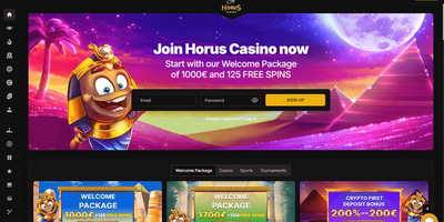 Horus websted forhåndsvisning