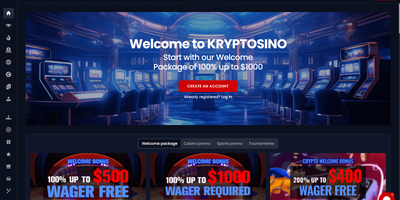Превью сайта Kryptosino