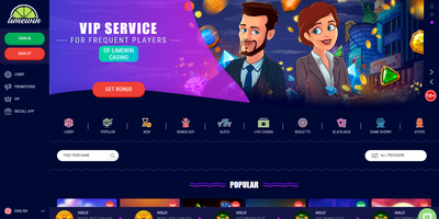 Limewin websted forhåndsvisning