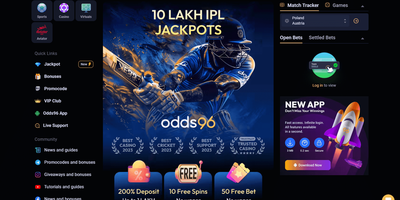 Odds96 websted forhåndsvisning