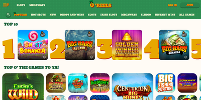 OReels websted forhåndsvisning