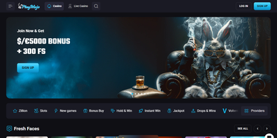 PlayMojo websted forhåndsvisning