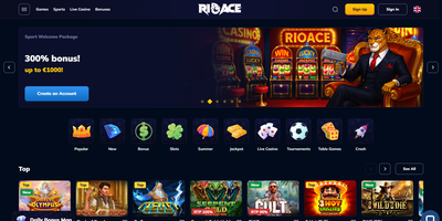 Aperçu du site RioAce