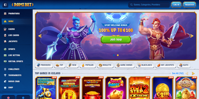 RomiBet site preview