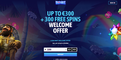 Prévia do site de Slotable