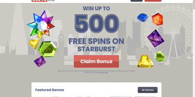 SlotsUK predogled spletnega mesta