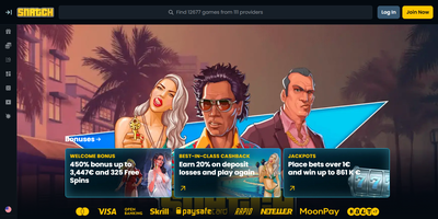 Snatch websted forhåndsvisning