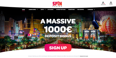 Spin Casino site preview