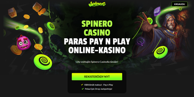 Spinero websted forhåndsvisning