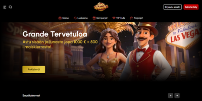 SpinGrande websted forhåndsvisning