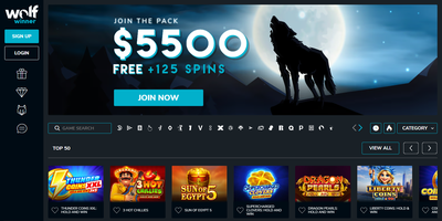 Wolf Winner websted forhåndsvisning