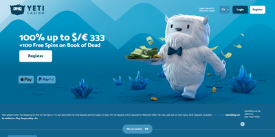 Yeti のサイトプレビュー
